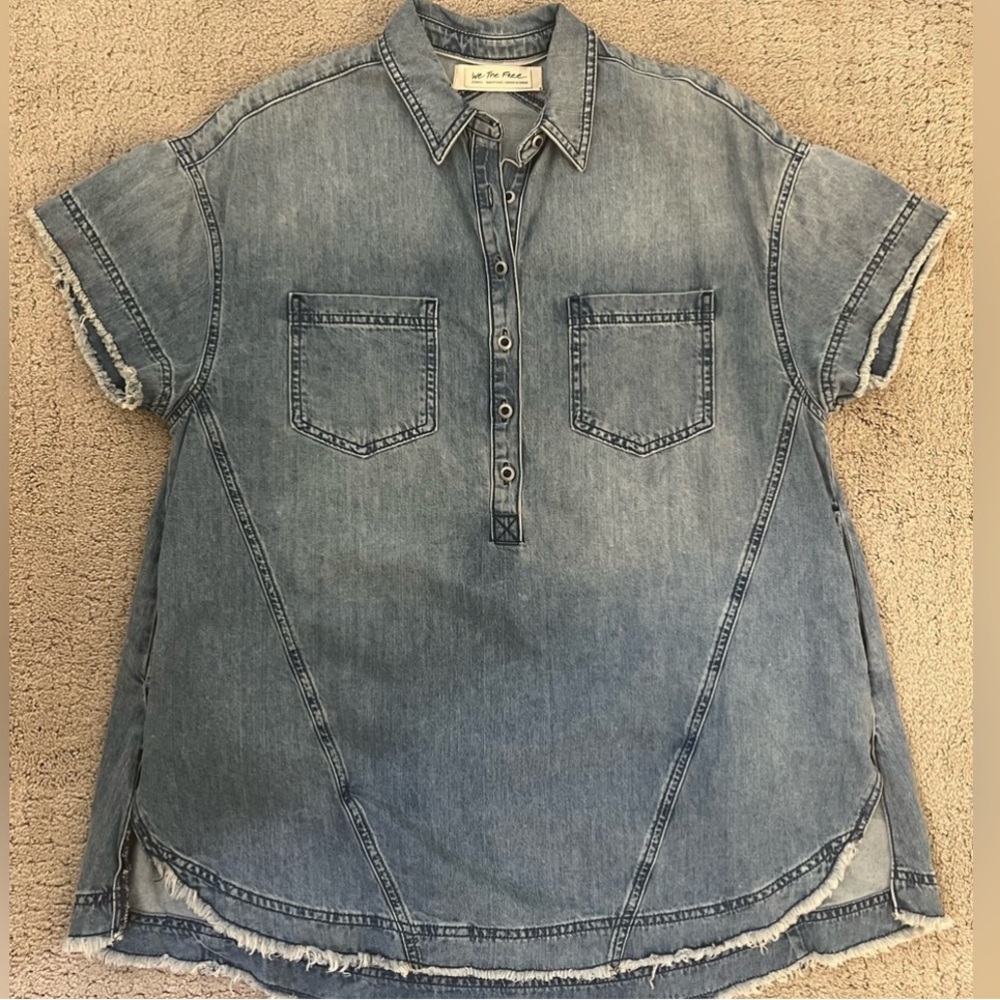 We The Free Denim Shirt Free People